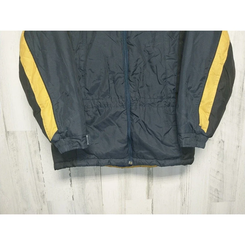 Columbia Youth 10/12 Insulated Winter Jacket Blue Yellow Missing Hood